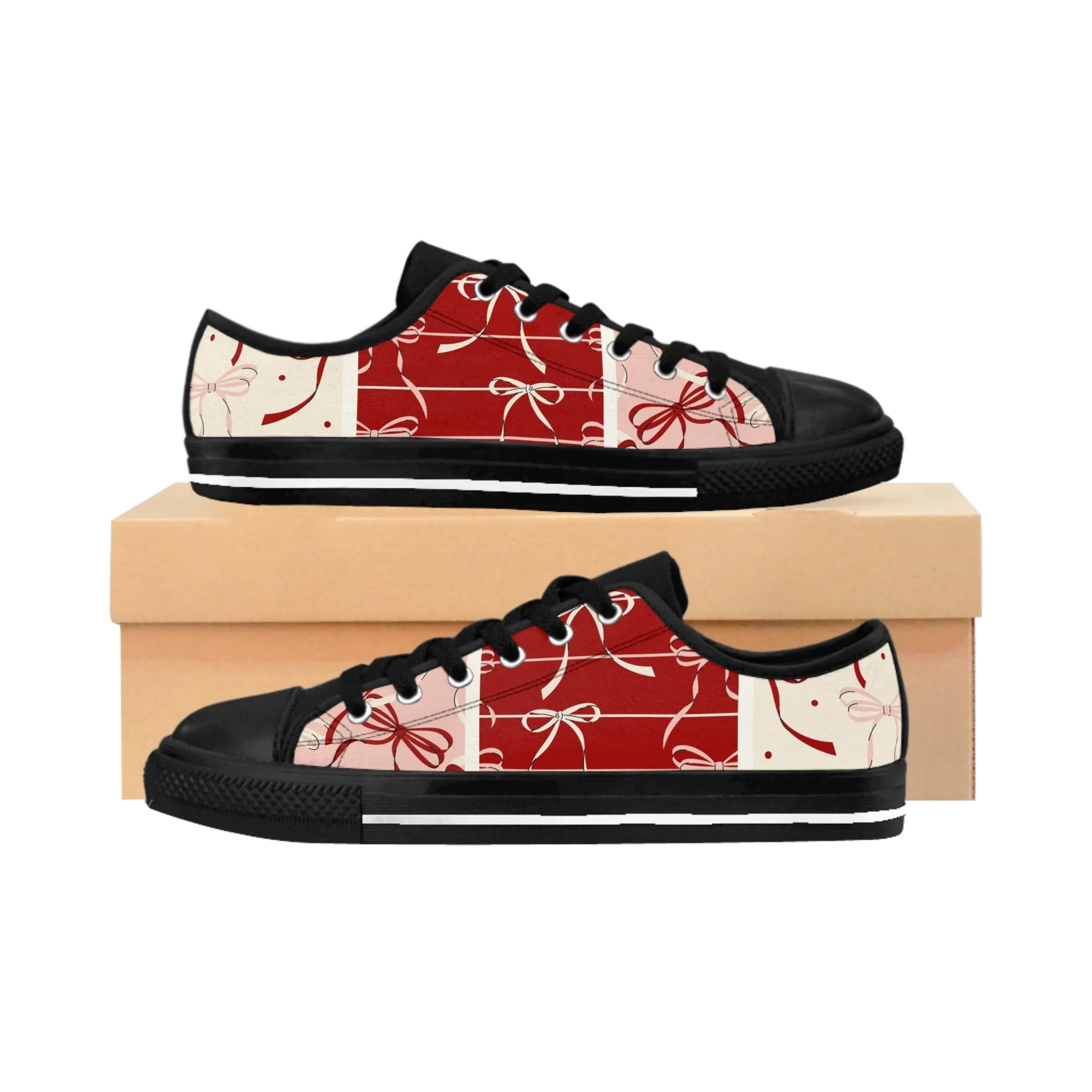 Colorful Ribbons Women's Sneakers